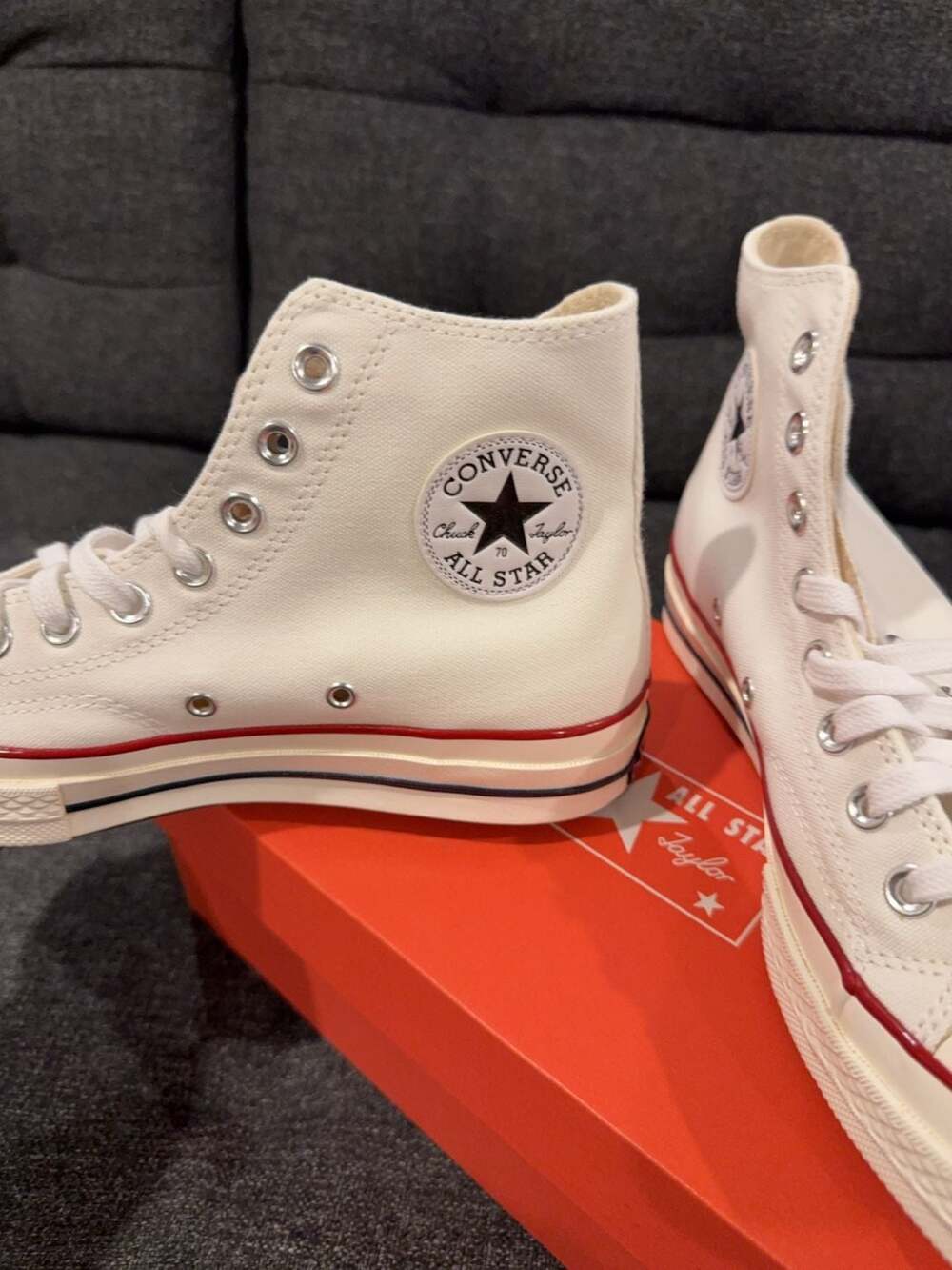 Converse Chuck Taylor 70s High Top Sneakers Parchment Size 8 Men/10 Women - Picture 8 of 9